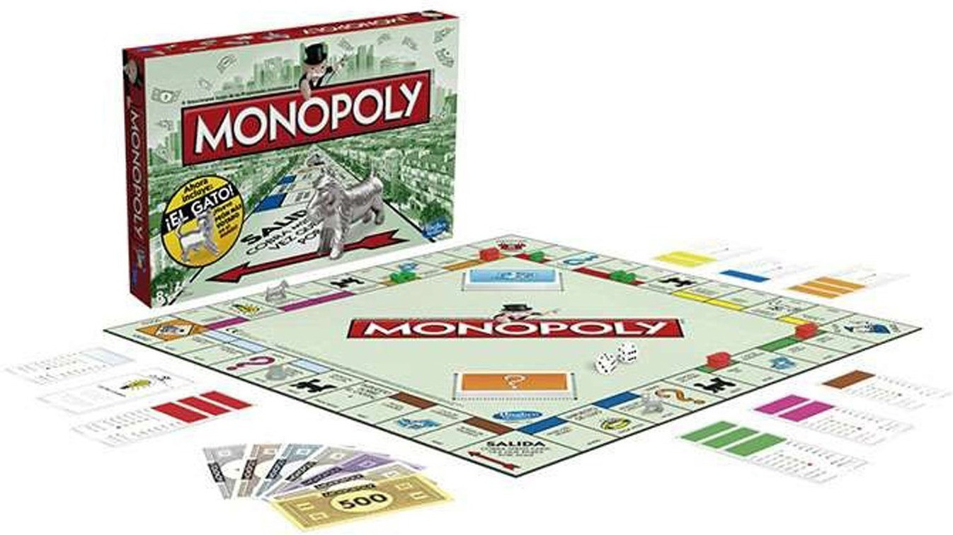 Monopoly - Clásico, Edad recomendada: a partir de 8 años (Hasbro C1009105)  : : Juguetes y juegos