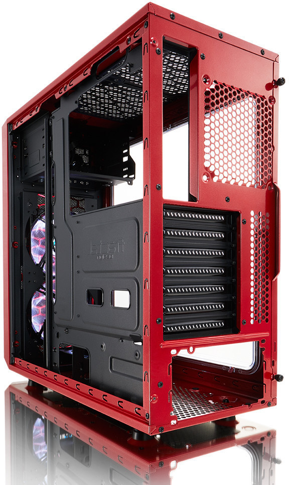 Fractal Design Focus G Mystic Red ATX Mid Tower Computer Case