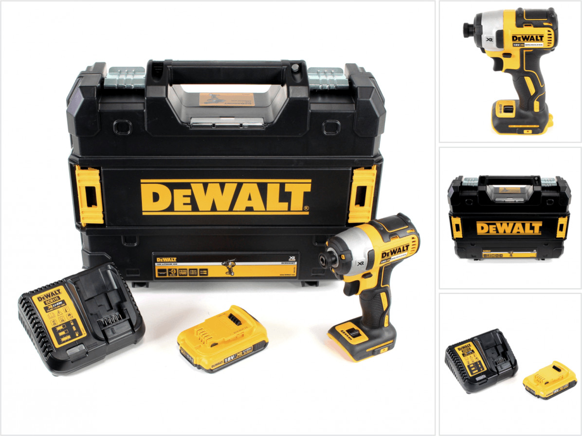 DeWalt DCF887 (1 x 2,0 Ah + chargeur ) avec coffret Tsak