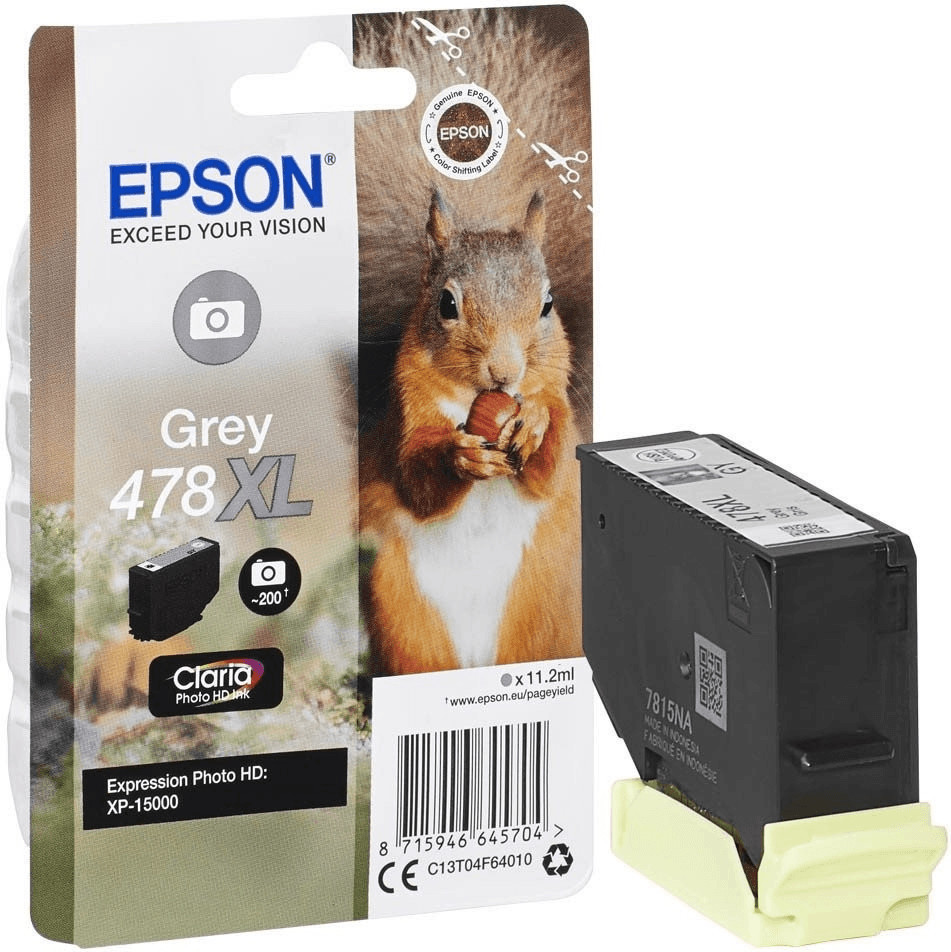 Epson 478XL gris (C13T04F64010)