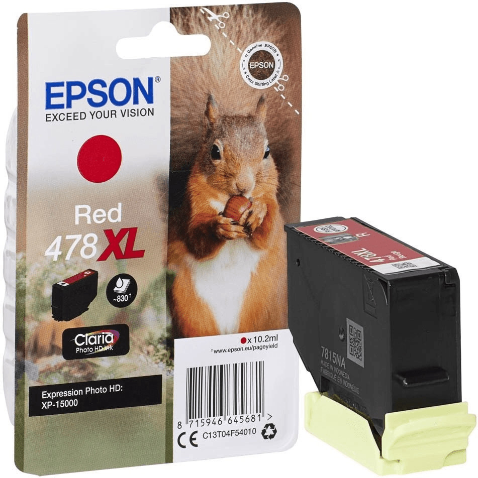 Epson 478XL rouge (C13T04F54010)
