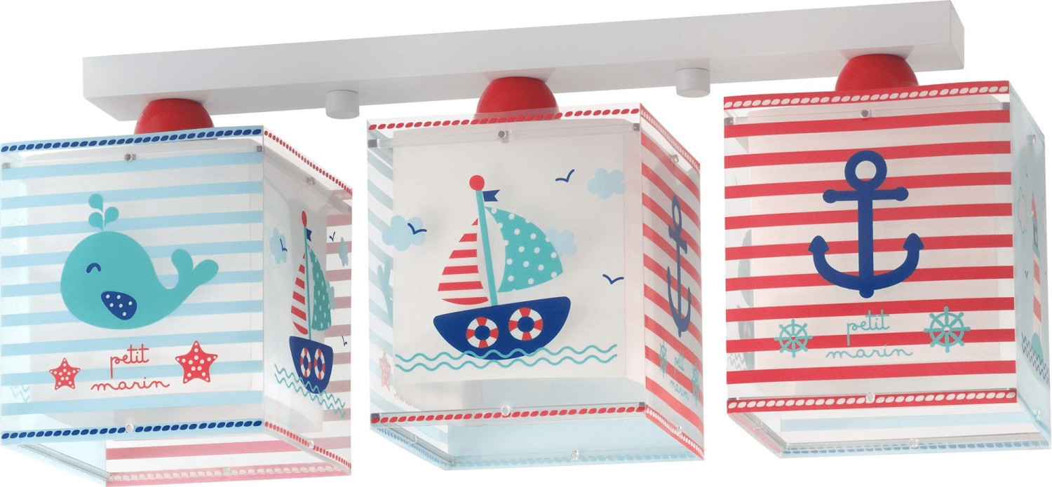 Dalber Plafonnier 3 lampes Petit Marin