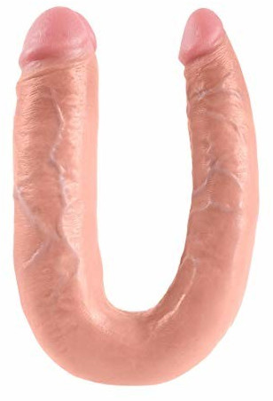 Pipedream King Cock U-Shaped Large Double Trouble (PD5515-21 Flesh)