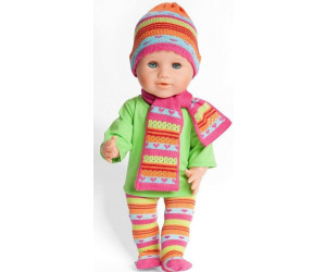 Heless 2042 Winterliche Puppen Bommelmütze Strickmütze Größe 35-45 cm Doll Hat 
