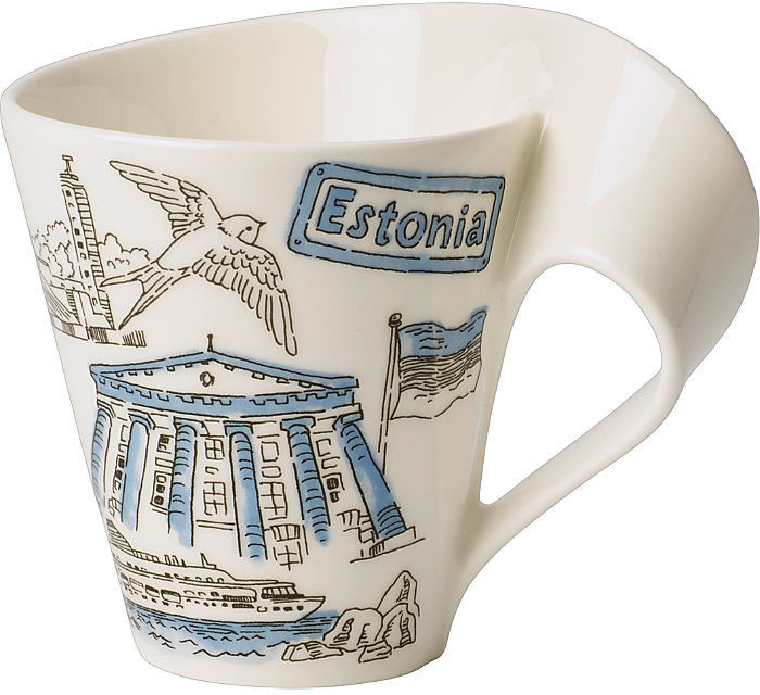 Villeroy & Boch Cities of the World Mug with handle Estonia