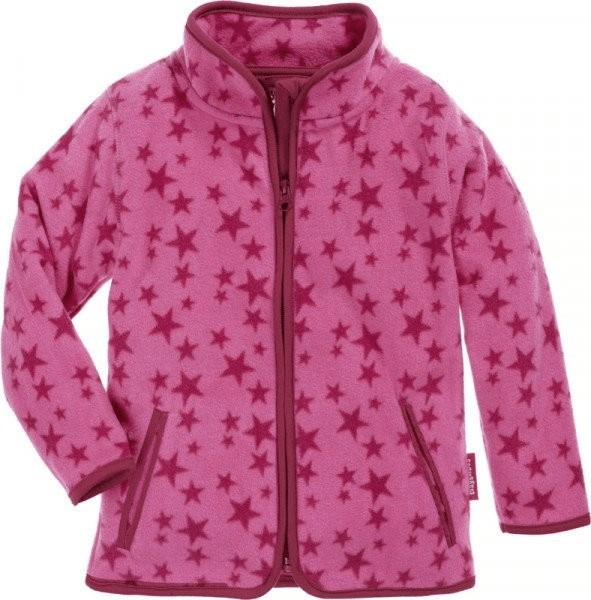 Playshoes Fleece Jacket Stars pink (420027)