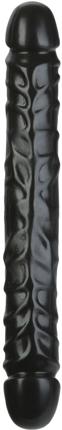 Doc Johnson Jr. Veined Double Header Bender Black
