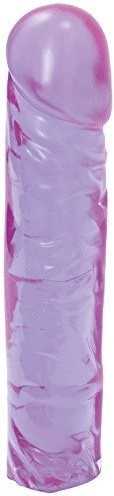 Doc Johnson Crystal Jellies Classic Dong violet