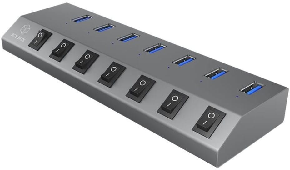 Raidsonic Icy Box 7 port USB 3.0 HUB (IB-HUB1701-U3)