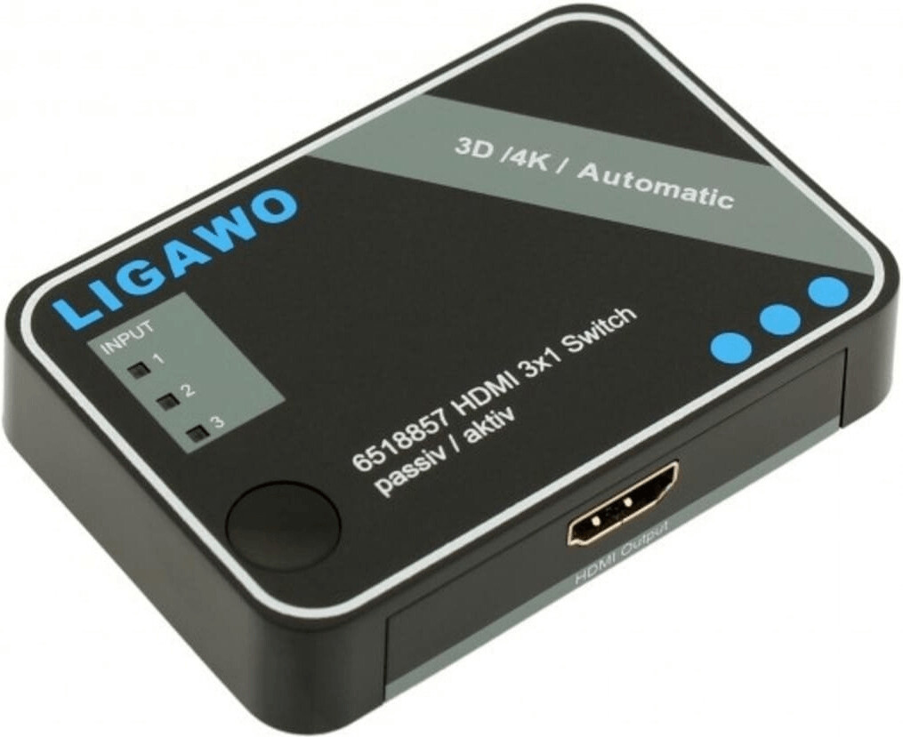 Ligawo 3 Port HDMI Switch (6518857)