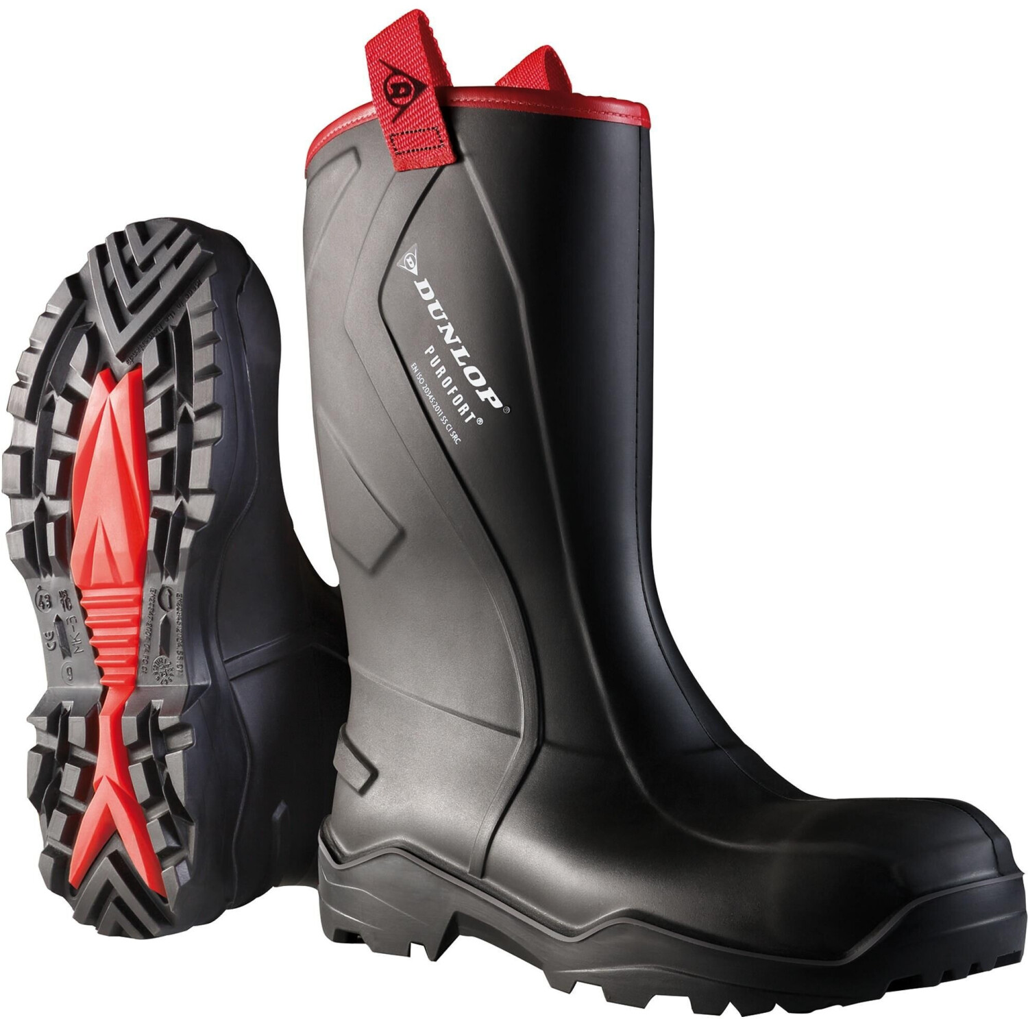 Buy Dunlop Purofort Rugged full safety black red from 72.93