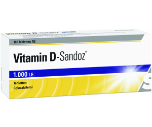 Hexal Vitamin D Sandoz 1000 Ie Tabletten Ab 196