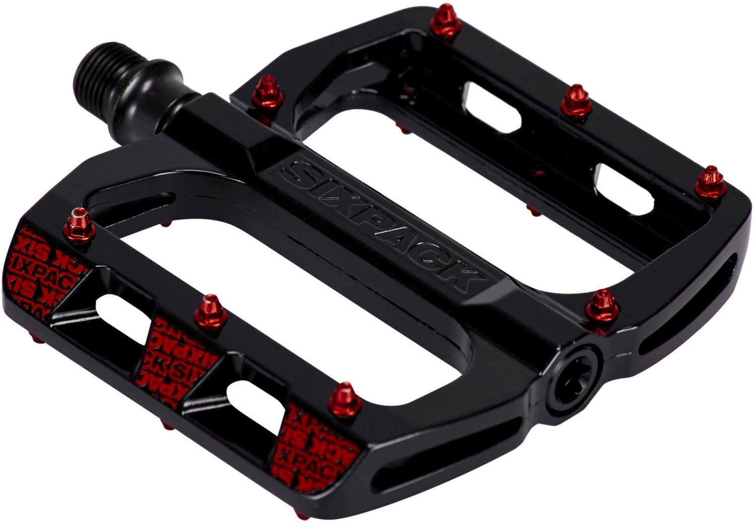 Sixpack Menace Pedal (black/red)