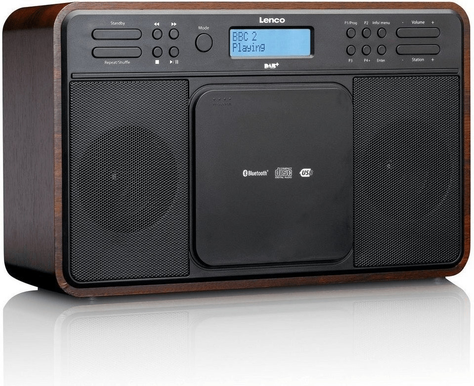 Lenco DAR-040 black/walnut