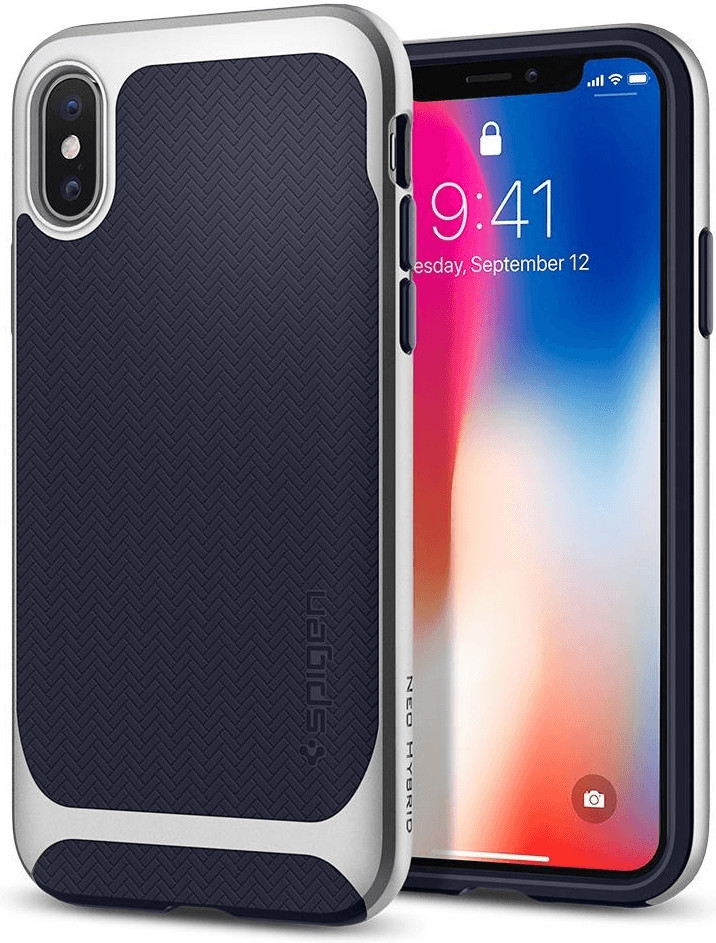 Spigen Coque Neo Hybrid (iPhone X) argent