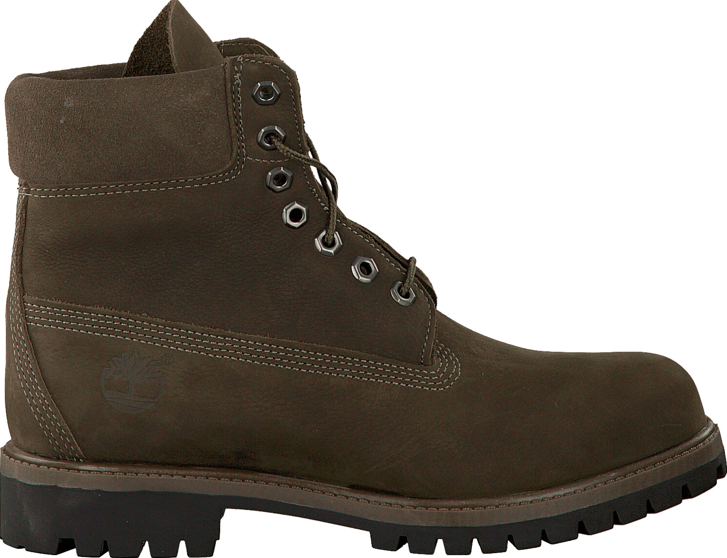 olive green and orange timberlands