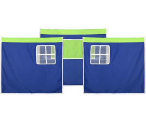 flexa vorhang fuer hochbett blau gruen 83 20031
