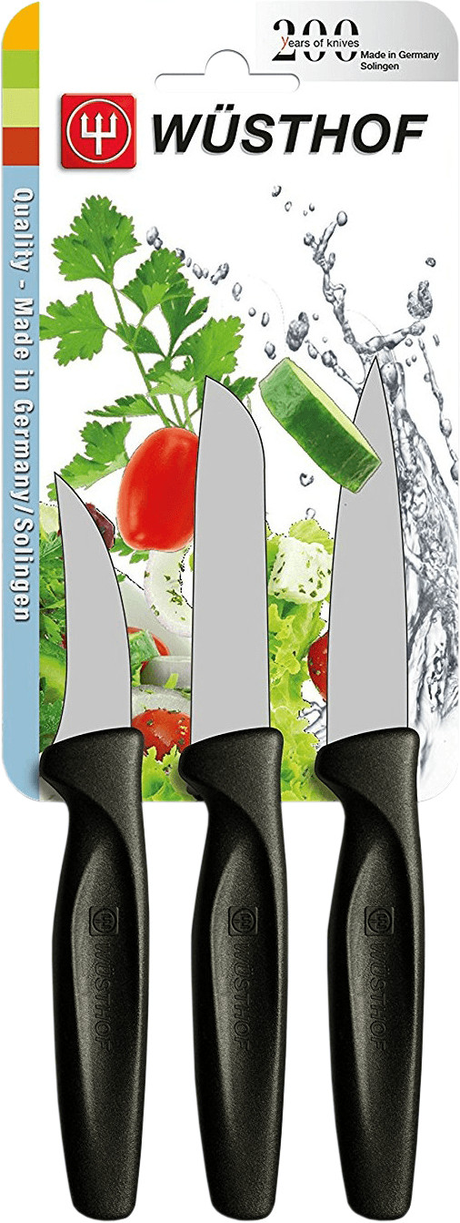 Wüsthof Paring Knife Set 3 pcs. Black (9332)