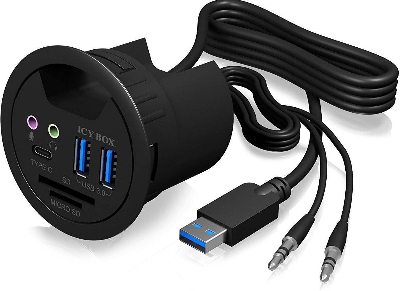 Raidsonic Icy Box 2 Port USB 3.0 Hub (IB-HUB1404A)
