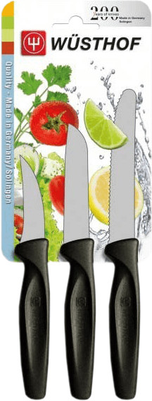 Wüsthof Paring Knife Set 3 pcs. Black (9333)