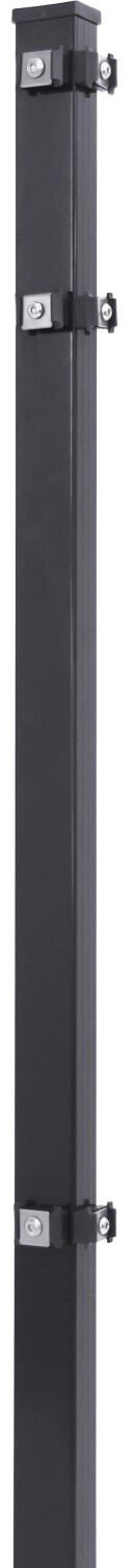 Floracord Peddy Shield Eckpfosten Stahl H: 150 x 4 x 4 cm anthrazit