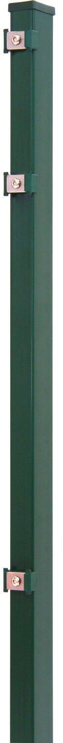 Floracord Peddy Shield Zaunpfosten Stahl H: 170 x 4 x 4 cm grün