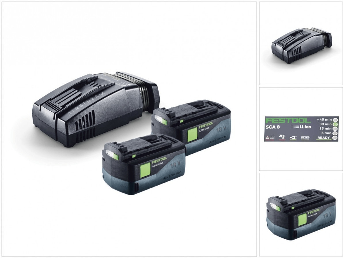 Festool SCA 8 + BP 18 Li 6,2 AS