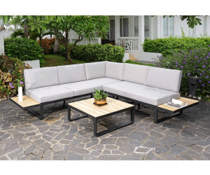 Outliv Albufeira Loungeecke 3 Tlg Aluminium Akazie Polster F9ln00000206046 Ab 1 299 00 Preisvergleich Bei Idealo De
