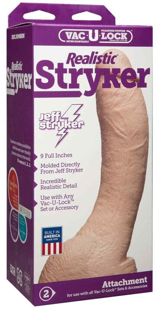 Doc Johnson Gode réaliste Vac-U-Lock Stryker 9 Inch