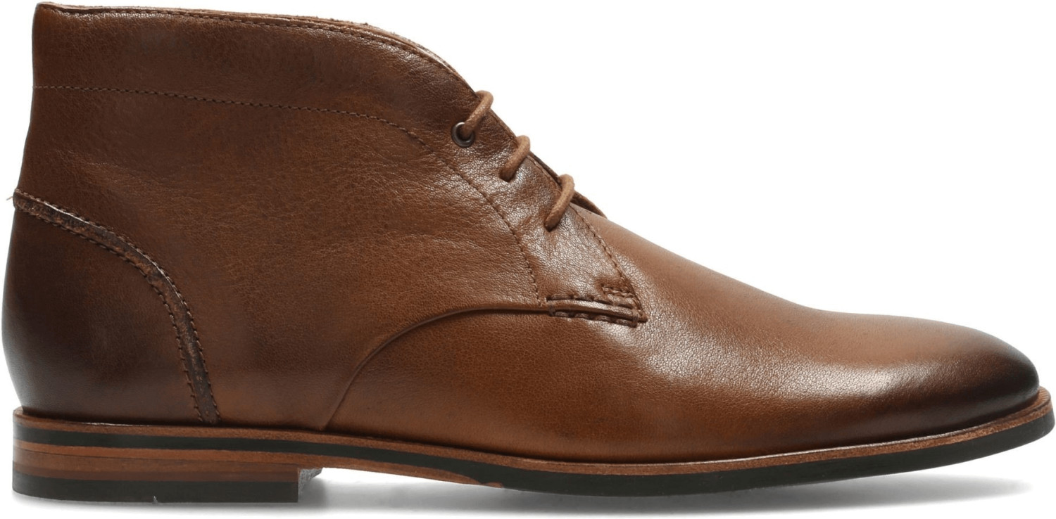 Clarks Broyd Mid tan leather
