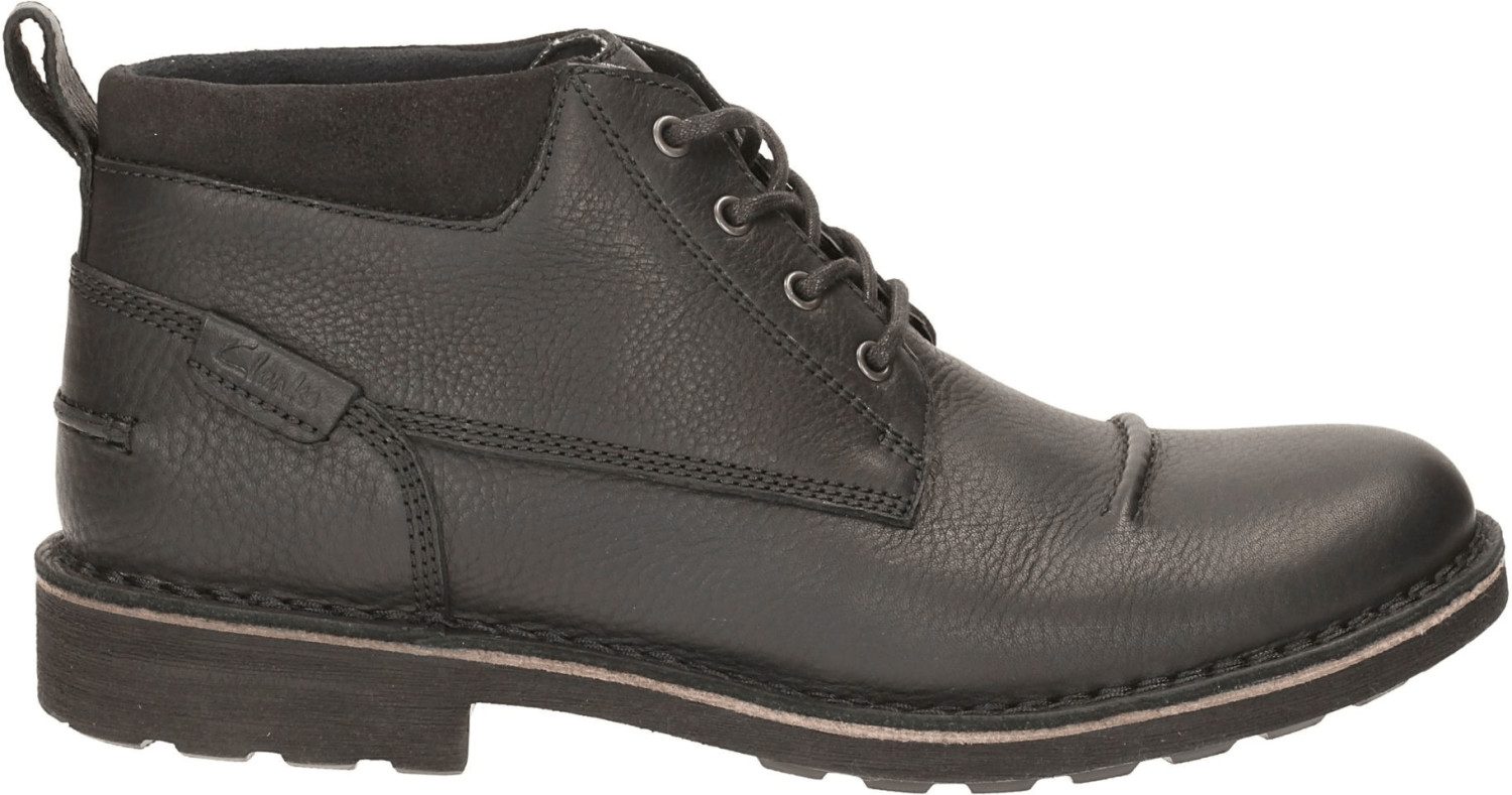 Clarks Lawes Top black warm lined leather