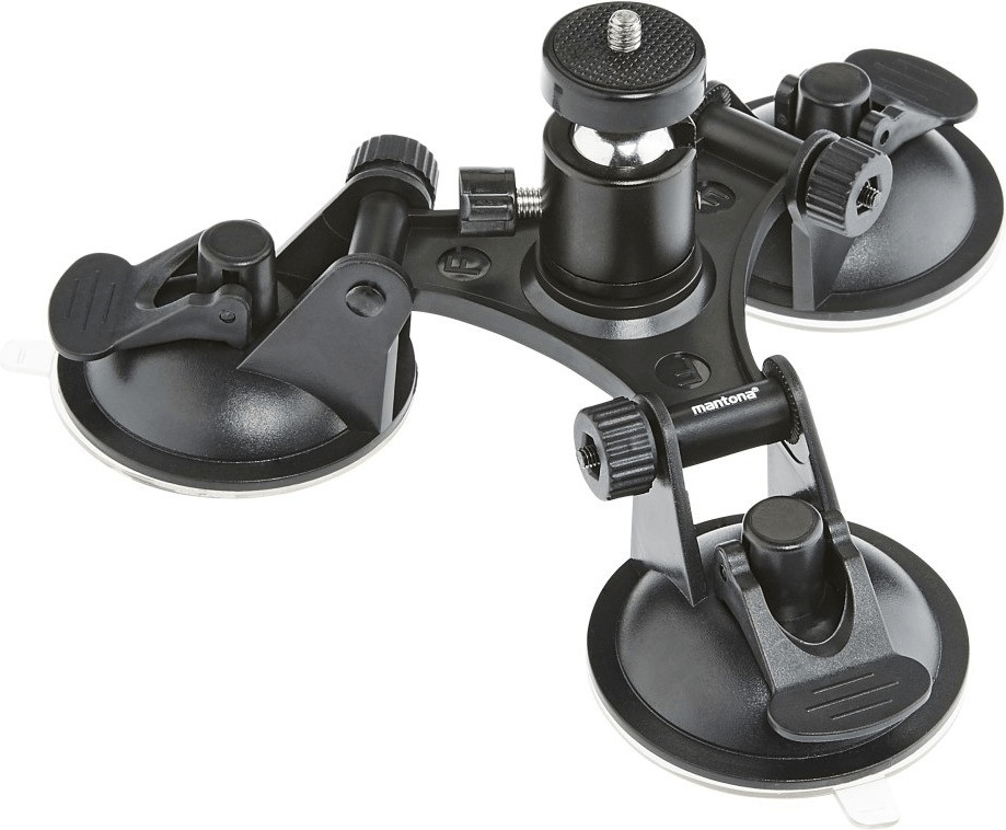 Mantona Support ventouse 3 pieds L pour GoPro
