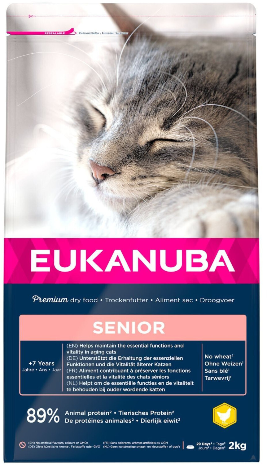 Eukanuba Croquettes pour chat Seniors Top Conditions au poulet Eukanuba Croquettes pour chat Seniors Top Conditions au poulet