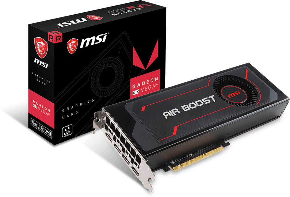 MSI Radeon RX Vega56 Air Boost 8 Go HBM2