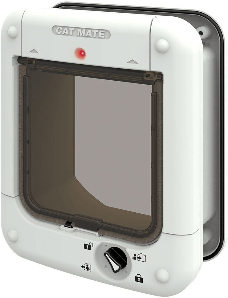 Pet Mate Chatière micropuce blanc