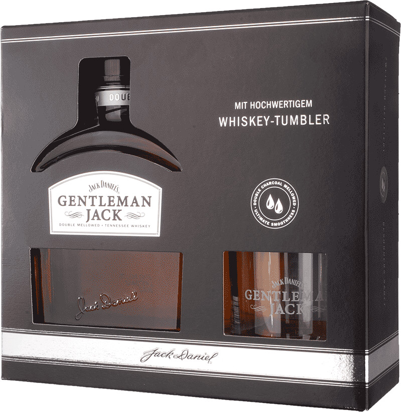 Jack Daniel's Gentleman Jack 0,7l 40 Geschenkset mit