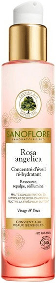 Sanoflore Rosa angelica Concentré de beauté fraîcche visage et yeux (30 ml)