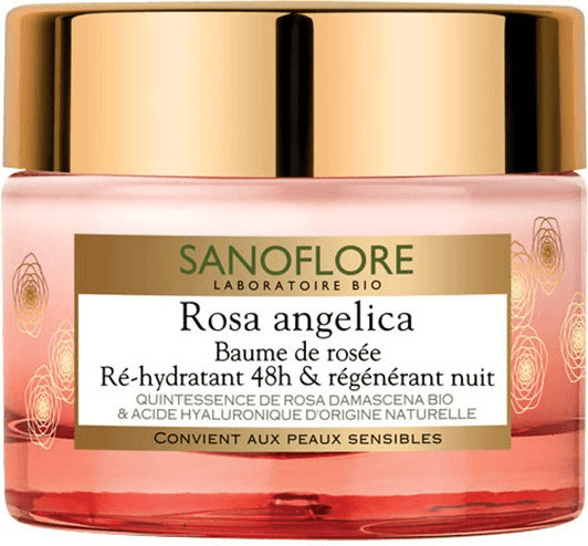 Sanoflore Rosa angelica Baume de rosée réhydratant 48h & régénérant nuit (50 ml)