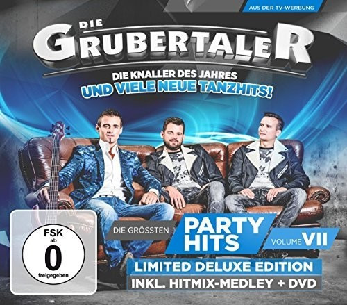 Die Grubertaler - Die Größten Partyhits Vol.7-Deluxe Edition - (CD + DVD Video)