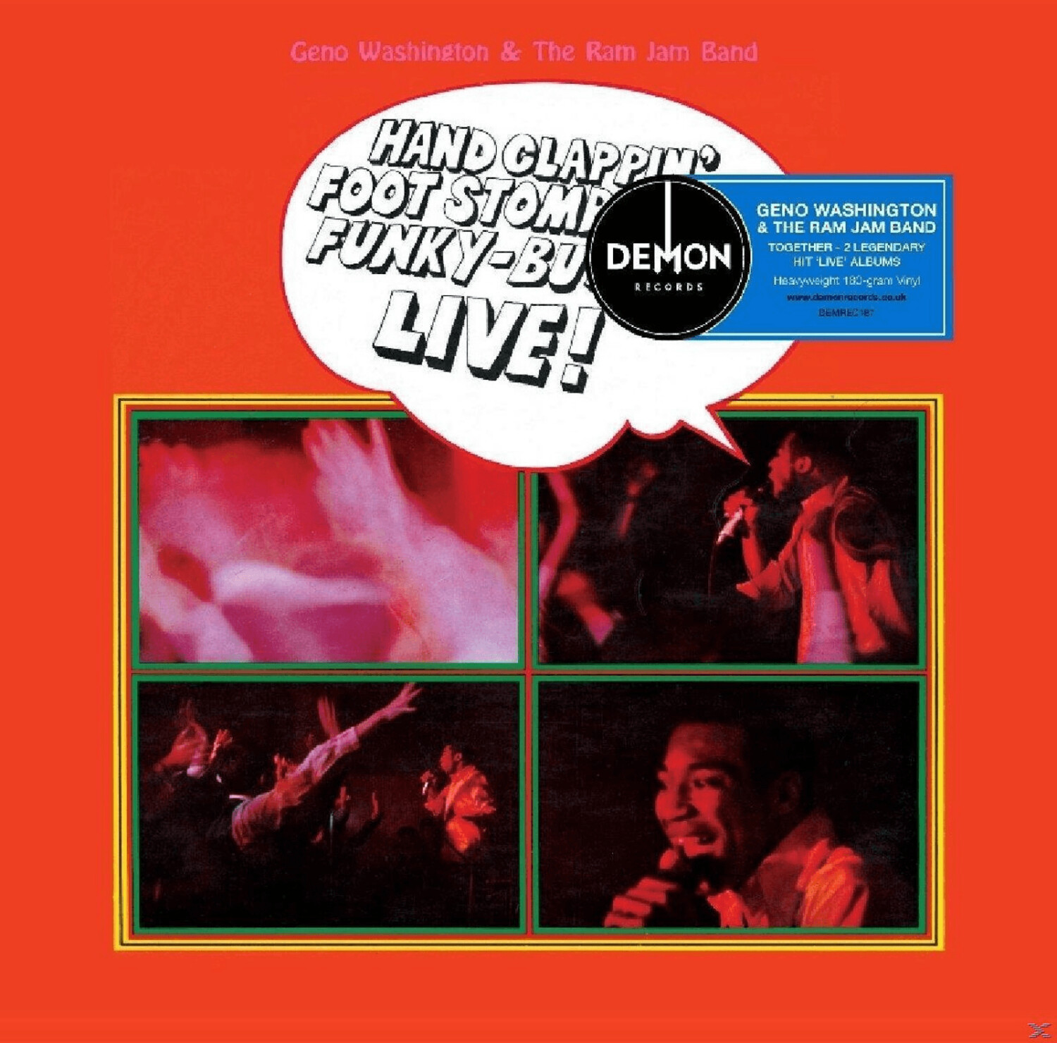 Geno Washington & The Ram Jam Band - Hand Clappin' Foot Stompin' Funky Butt...Live! (Vinyl)