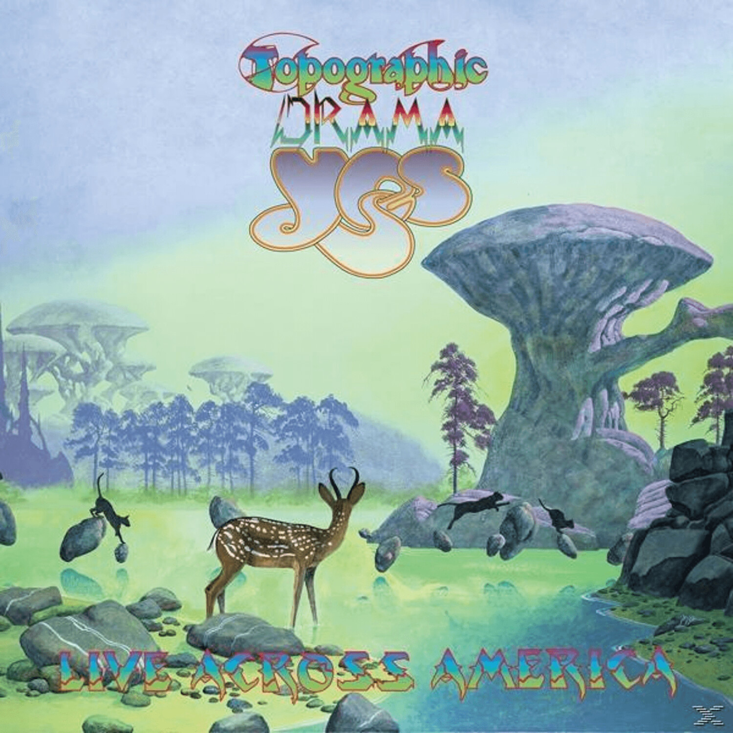 Yes - Topographic Drama-Live Across America (Vinyl)