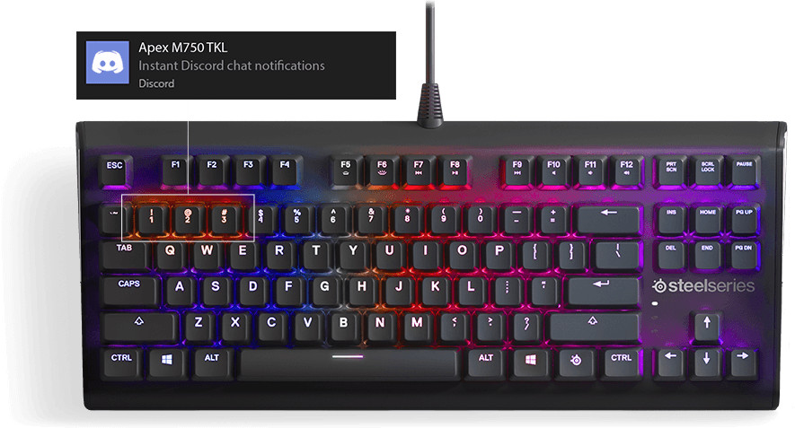 SteelSeries Apex M750 TKL (FR)