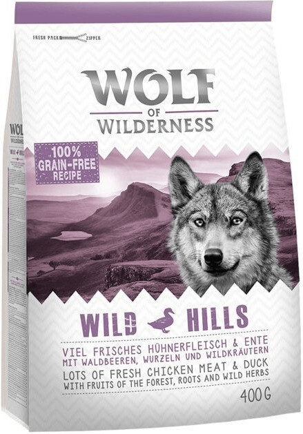 Wolf of Wilderness Adult Wild Hills Duck 400 g