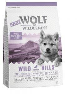 Wolf of Wilderness Junior Wild Hills Duck 1 kg
