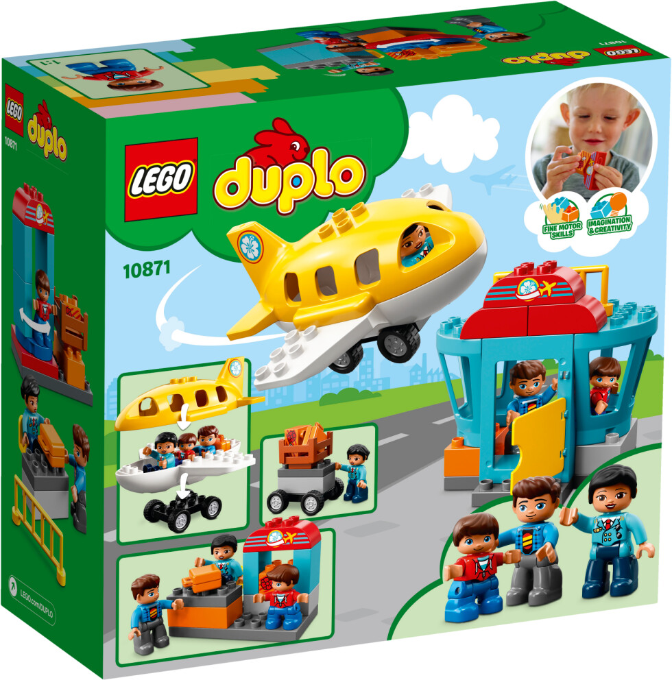 LEGO 10908 Duplo Town L'Avion Jouet pour Enfants de 2 Ans et +