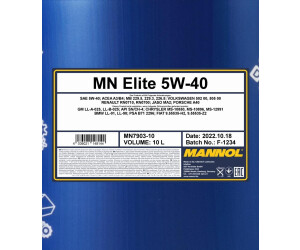 Mannol Elite 5W40 (10 l) ab 32,59 €