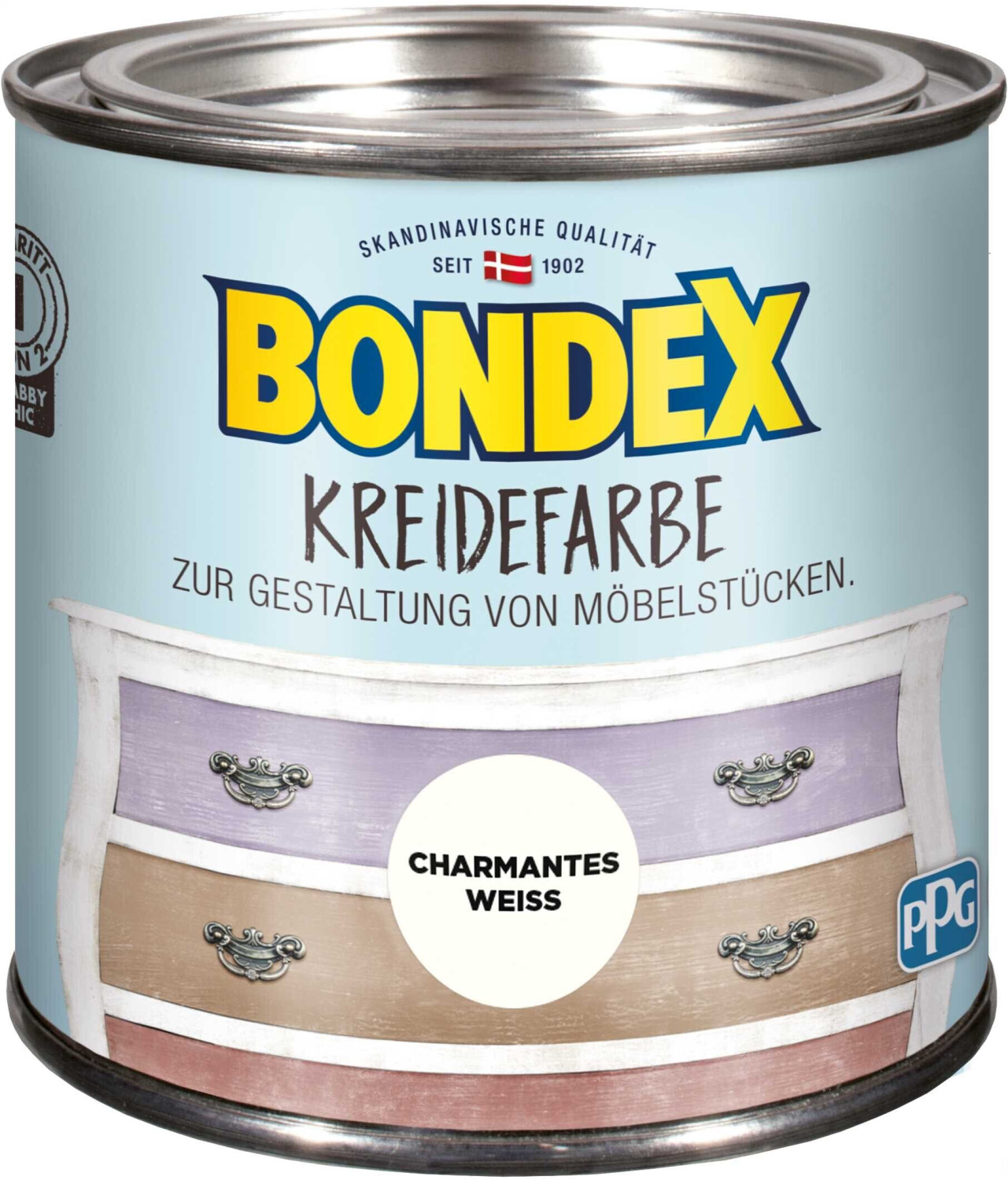 Bondex Kreidefarbe Charmantes Weiss 500 ml