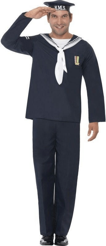 Smiffy's Déguisement officier marine année 40 taille L