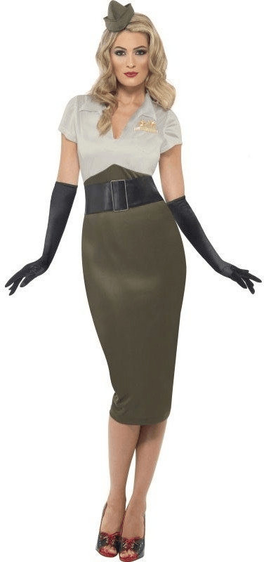 Smiffy's Déguisement Army Pin Up Girl année 40 taille S