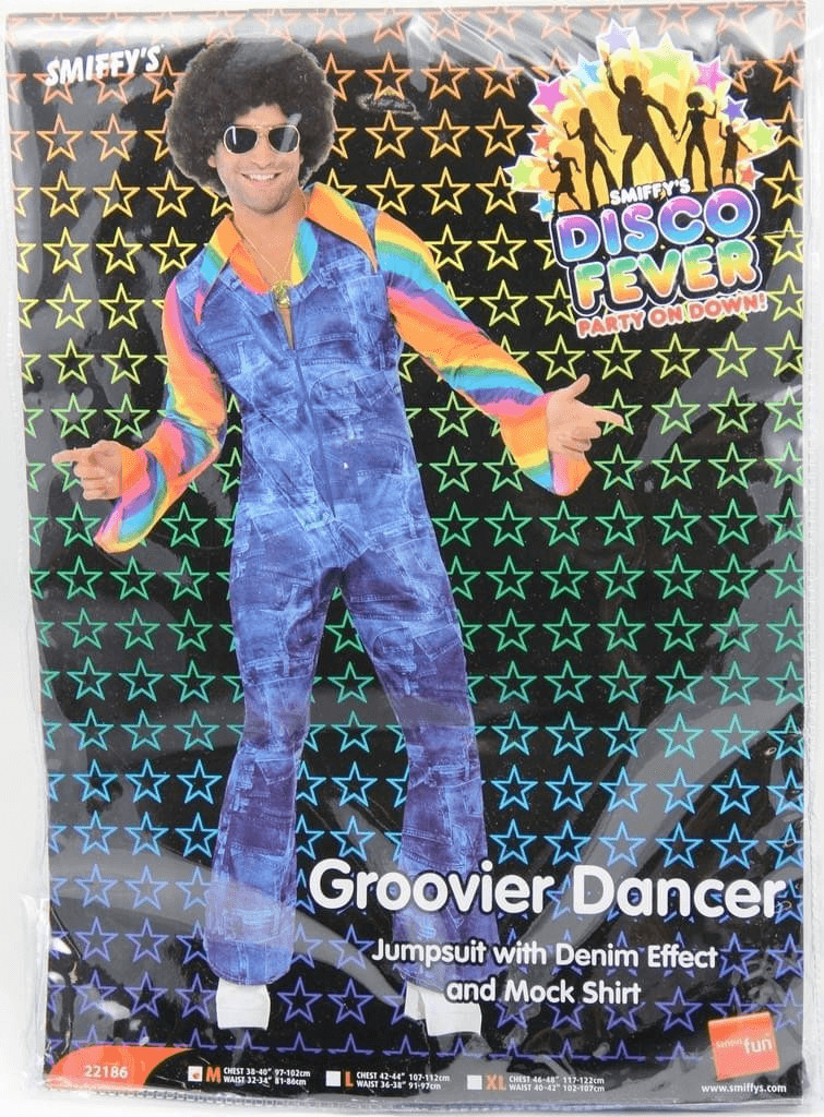 Smiffy's Combinaison danseur groove année 70 taille M